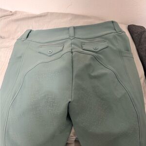 Seafoam Green Equestrian Grip Breeches